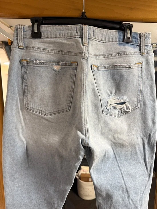 Abercrombie & Fitch Light Blue High-Rise Slim Jeans - Picture 5 of 5